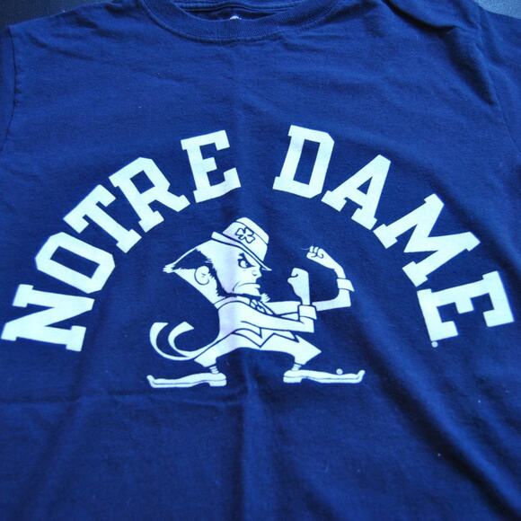 Notre Dame Fighting Irish Small Blue Champion Short Sleeve Shirt - Picture 2 of 5